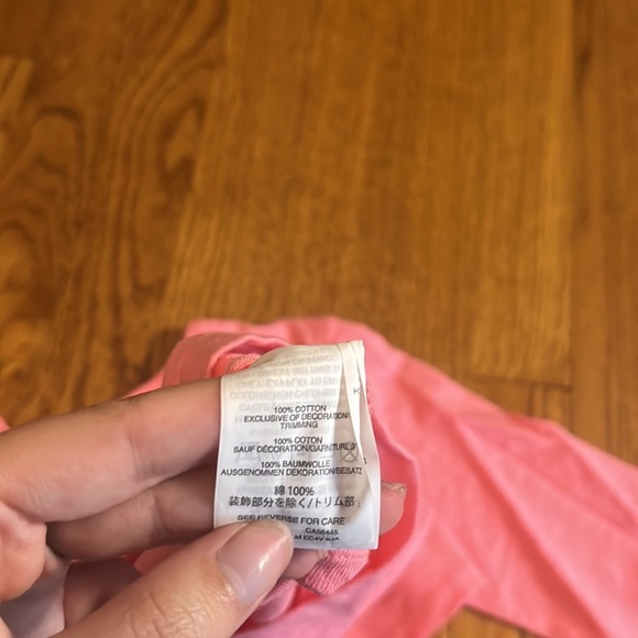 Crewcuts Girl’s Pink Banana Split Long Sleeve Size 4-5 - Picture 5 of 5